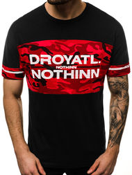 Tricou bărbați negru OZONEE JS/SS10976