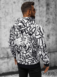 Hanorac bărbați alb OZONEE JS/8B1151/1