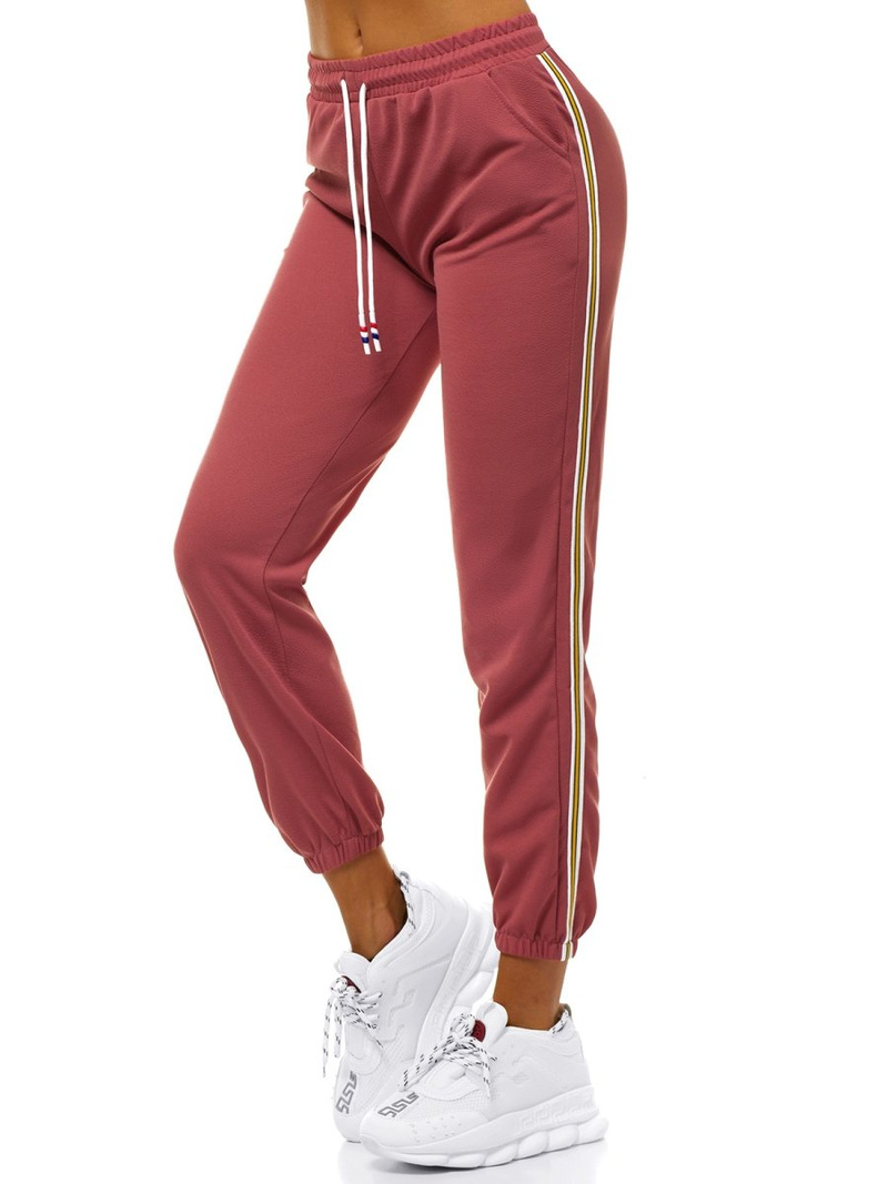 Pantaloni de training femei roz OZONEE JS/1020/B17