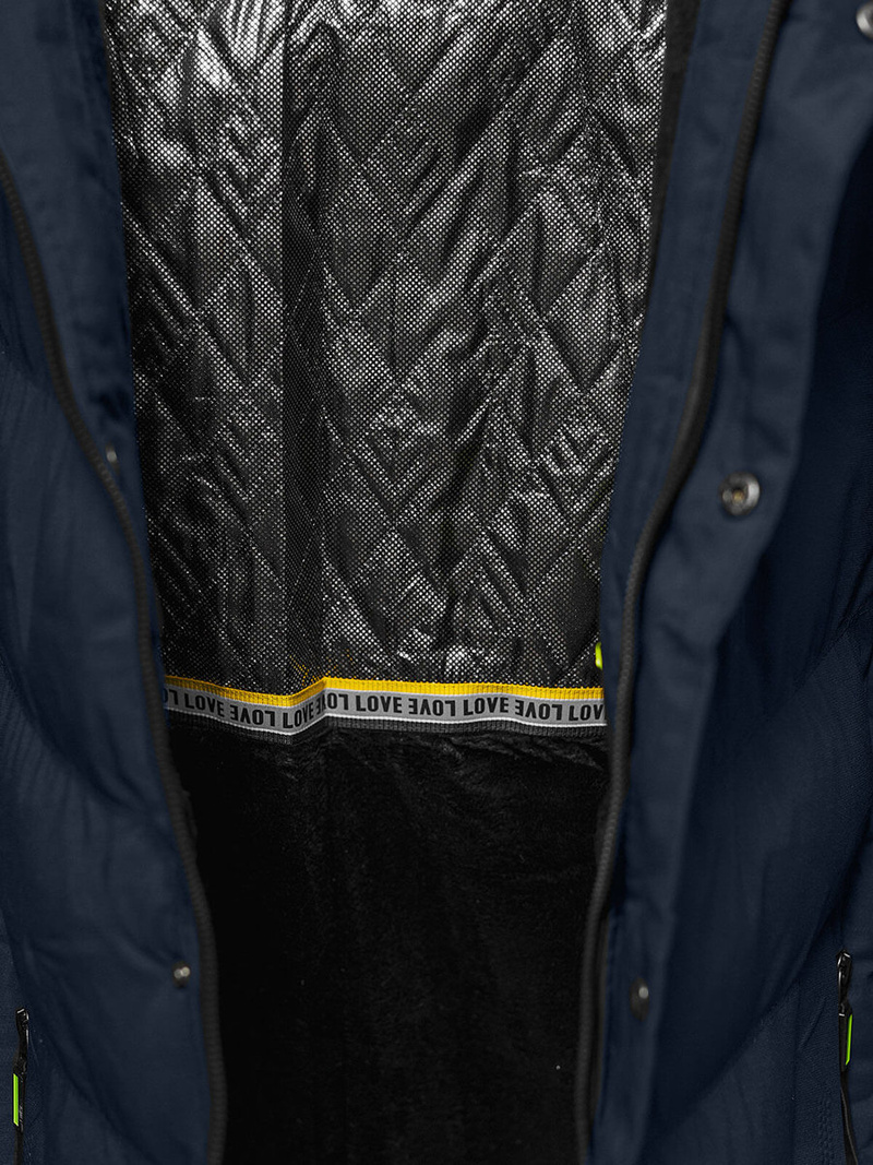 Geacă bărbați albastru marin OZONEE JS/5M3137/215