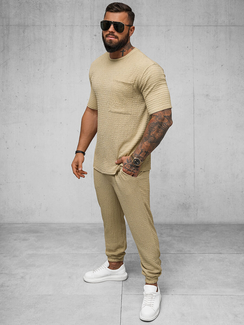 Tricou bărbați camel OZONEE O/Y960T