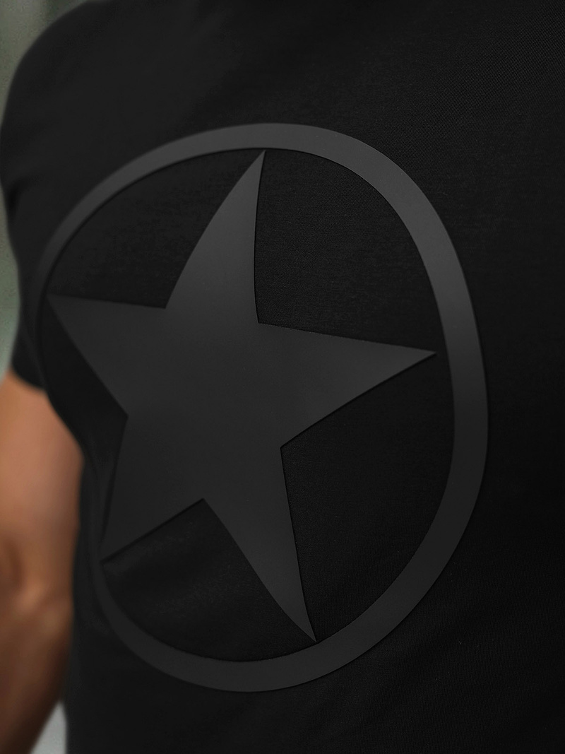 Tricou bărbați negru OZONEE NB/MT3151