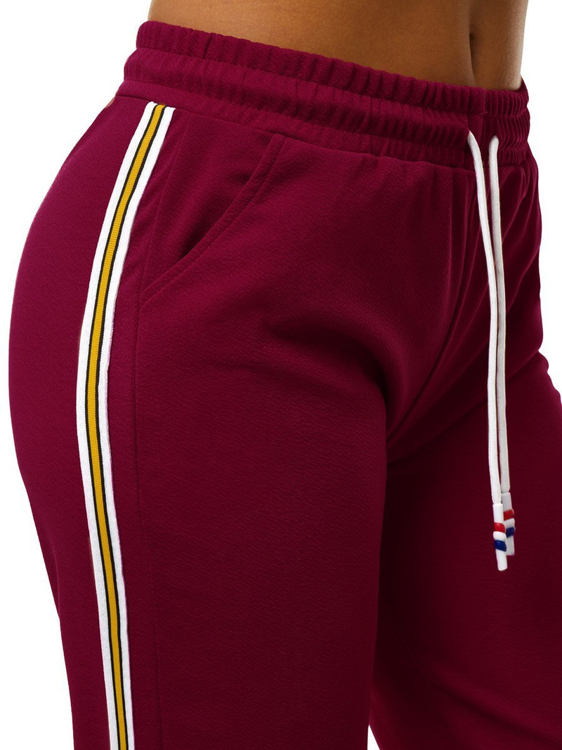 Pantaloni de training dame bordo OZONEE JS/1020/B13