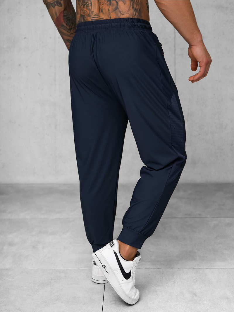 Pantaloni sport pentru bărbați albastru marin OZONEE JS/12K1805/25
