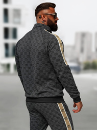 Compleu sport bărbaţi negru OZONEE O/FF5110AB