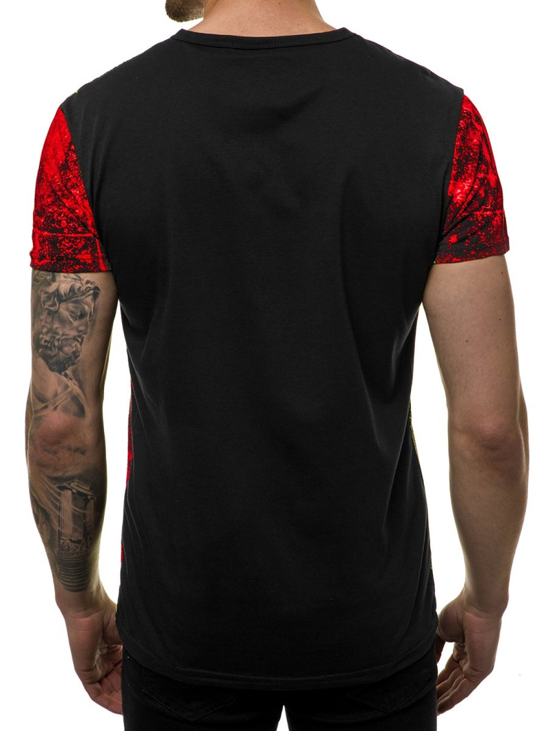 Tricou bărbați rosii OZONEE JS/SS11017