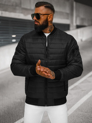 Jachetă bărbați neagră OZONEE JS/MY02Z