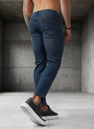 Blugi bărbaţi albaștri închis OZONEE O/JK2895A