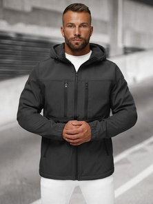 Jachetă bărbați softshell antracit OZONEE JS/27B6525/5