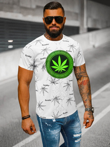 Tricou bărbați alb OZONEE O/T139/1