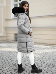 Geacă de femei gri OZONEE O/W377Z