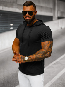 Tricou bărbați negru OZONEE JS/8T89/3