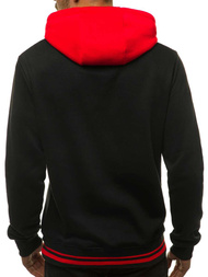 Hanorac cu glugă bărbați neagră OZONEE JS/KS2179