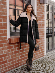 Geacă de femei neagra OZONEE JS/16M9165/392