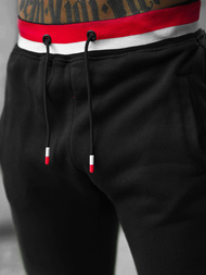Compleu sport bărbaţi negru OZONEE JS/8C60/3