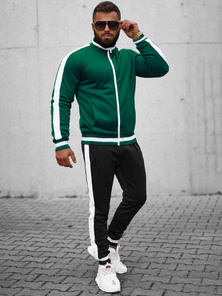 Compleu sport bărbaţi verde-neagră OZONEE JS/8C99/22BZ