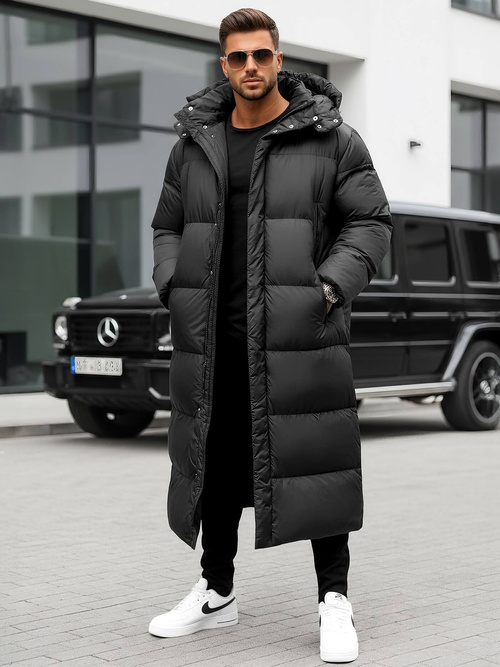 Geacă de iarnă bărbați neagră OZONEE O/M3202Z