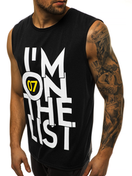 Maiou bărbați negru OZONEE JS/KS2078