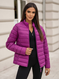 Jachetă de femei roz inchis OZONEE JS/11Z8170