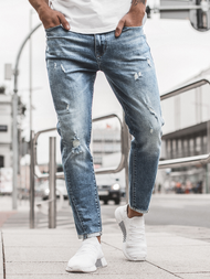 Pantaloni bărbaţi albaștri OZONEE B/7201