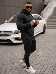 Compleu sport bărbaţi negru OZONEE JS/68C10381/3Z