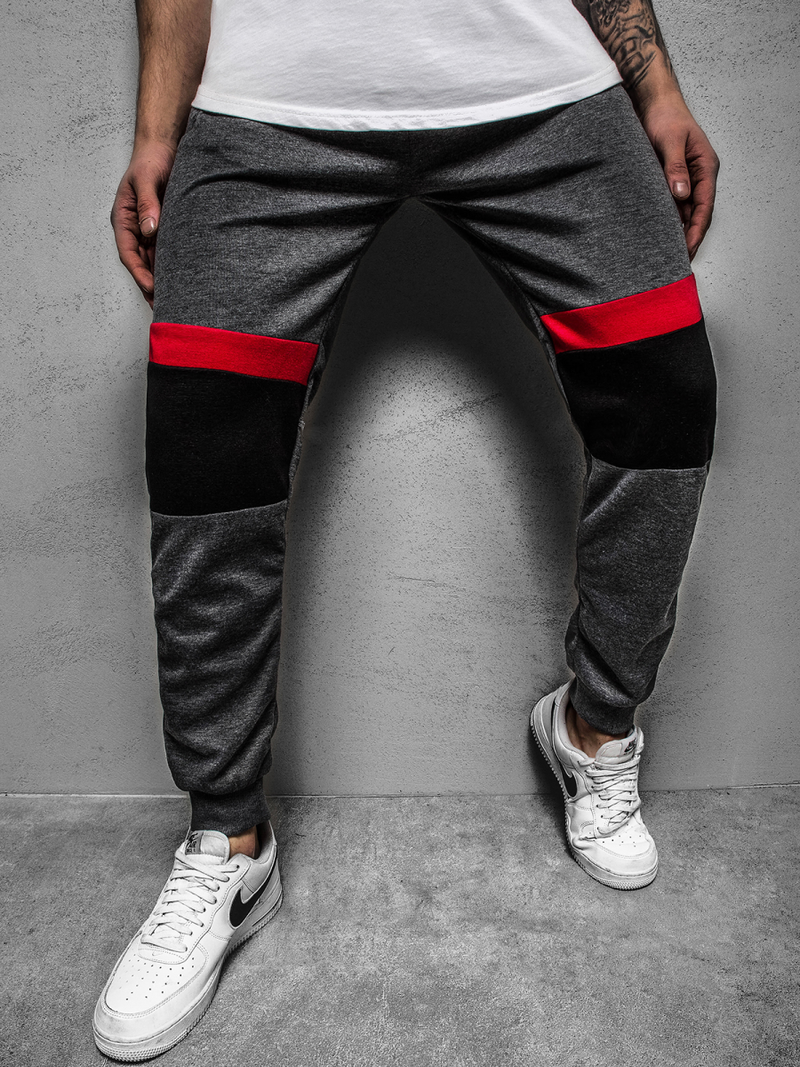 Pantaloni de trening bărbaţi antracit OZONEE JS/JZ11010Z