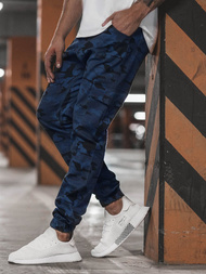 Pantaloni jogger bărbați bleumarin OZONEE A/404
