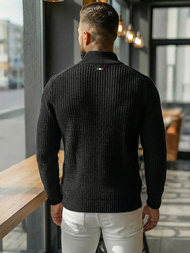 Pulover bărbați negru OZONEE NB/MM6020/4Z