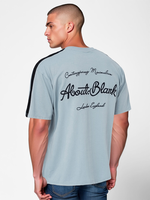 Tricou bărbați albastră deschis OZONEE O/QQ1195Z