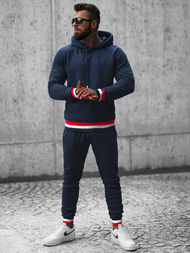 Compleu sport bărbaţi albastru marin OZONEE JS/8C60/25