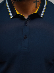 Tricou polo bărbați albastru marin OZONEE O/DA729