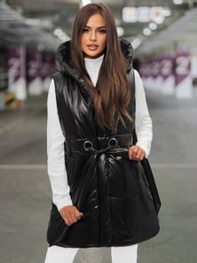 Vestă femei neagră OZONEE O/DK119/1