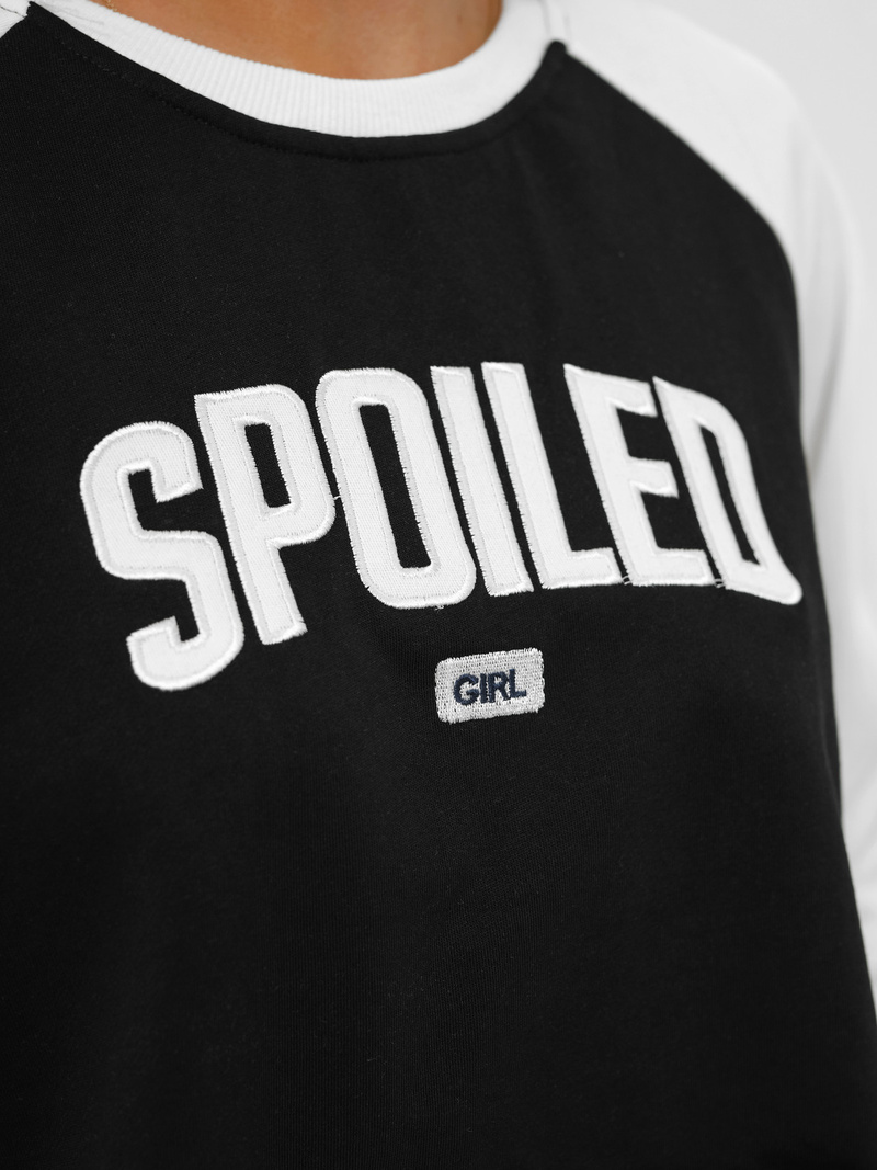 Trening dama doua piese negru-alb OZONEE JS/M58631AB