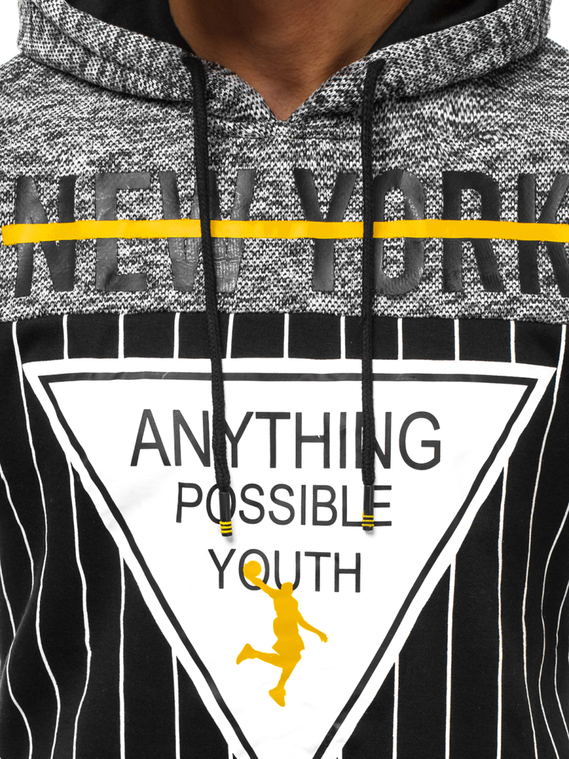 Hanorac bărbați gri OZONEE JS/KS1907Z