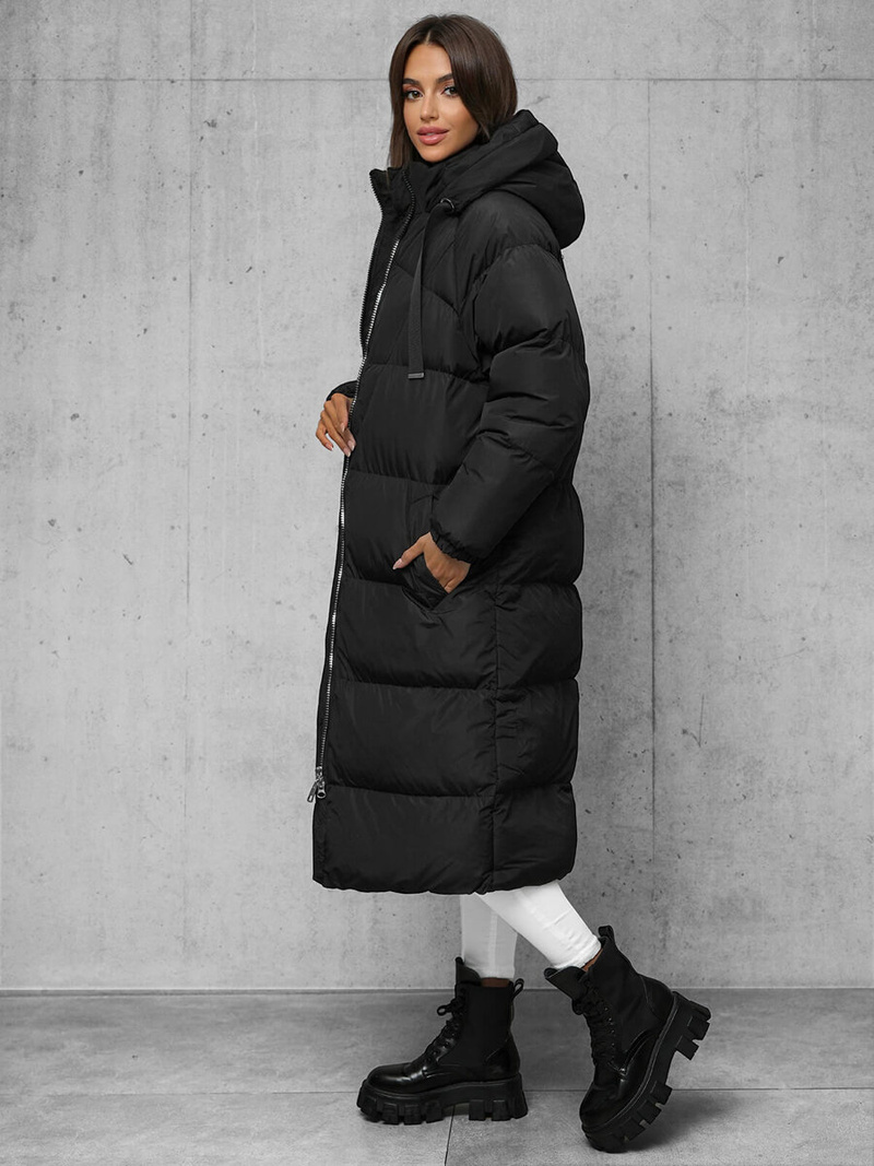 Geacă de femei neagra OZONEE JS/5M3163/392Z