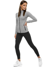 Hanorac femei gri OZONEE JS/HD151/3