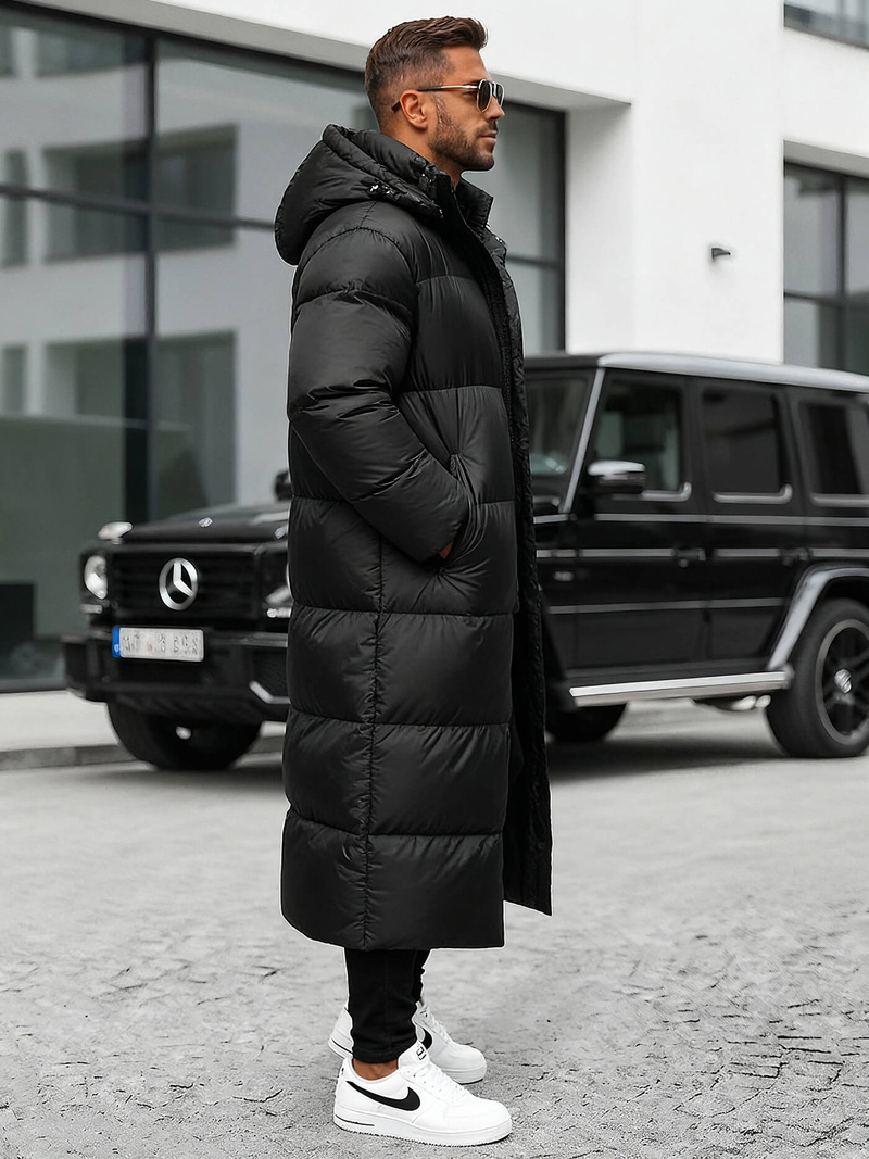 Geacă de iarnă bărbați neagră OZONEE O/M3202Z