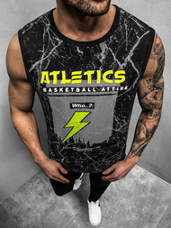 Maiou bărbați negri OZONEE JS/SS11028Z