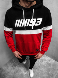 Hanorac bărbați roșie OZONEE A/0963Z