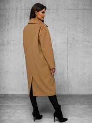 Palton de dama camel OZONEE JS/11Z8161