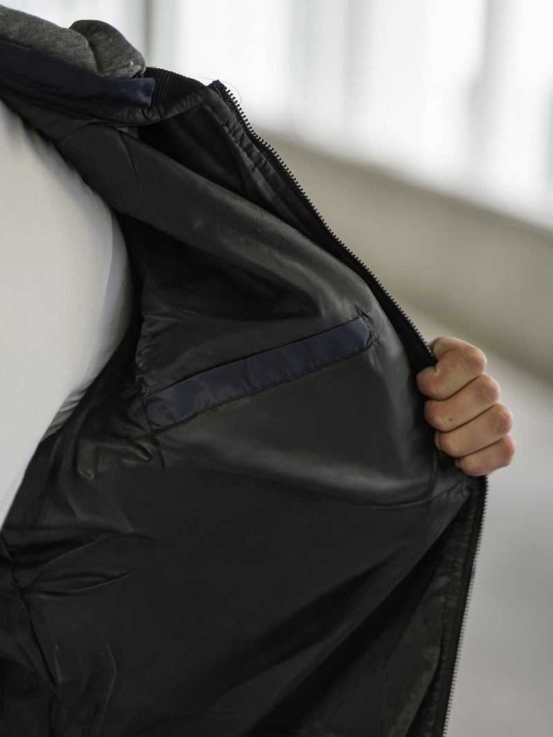 Jachetă bărbați bleumarin OZONEE JS/8M985/215Z