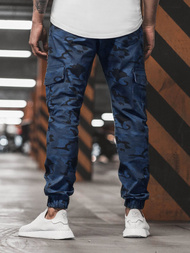 Pantaloni jogger bărbați bleumarin OZONEE A/404