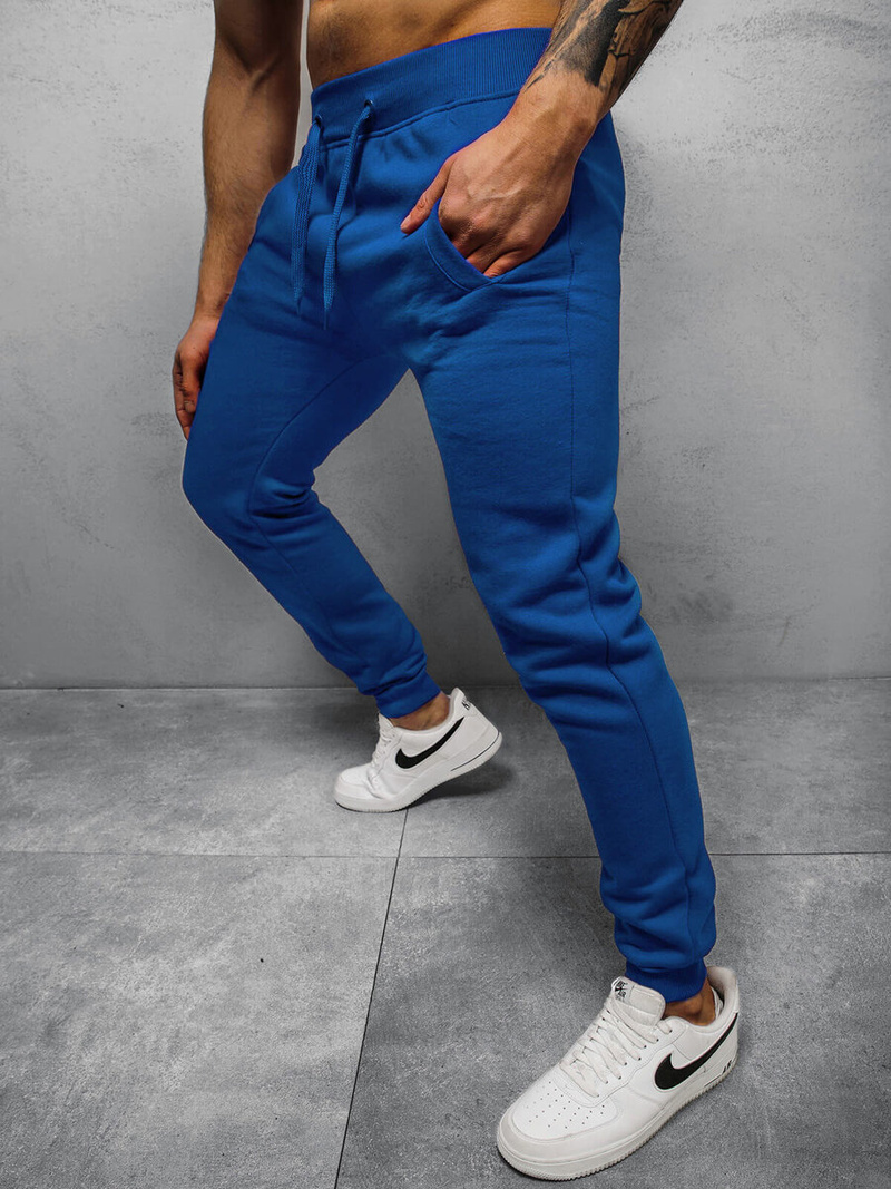 Pantaloni de trening bărbaţi cobalt OZONEE JS/XW01Z
