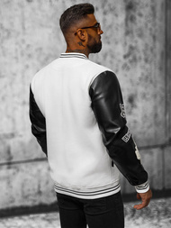 Bluză bărbați albă OZONEE O/TB9114