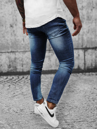 Blugi bărbaţi albaștri închis OZONEE NB/MP0021BSZ