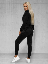 Compleu dama din catifea negru OZONEE JS/8C1176/3