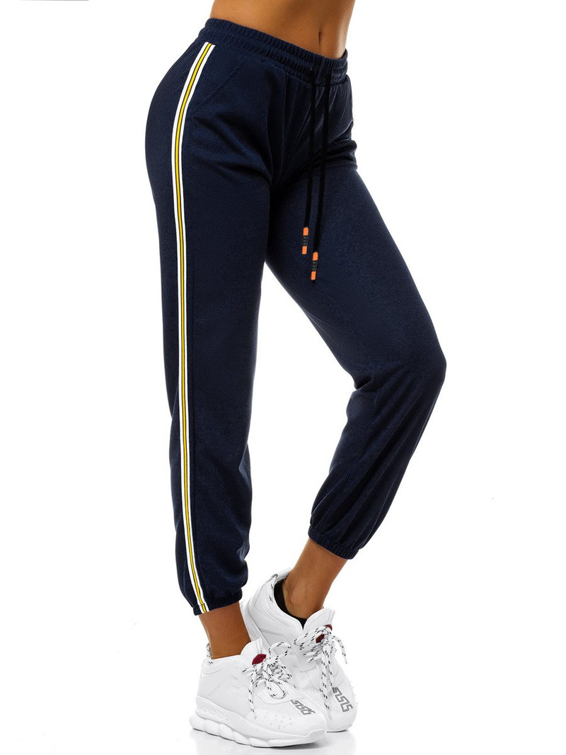 Pantaloni de training dame albastru marin OZONEE JS/1020/B4