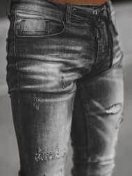 Pantaloni bărbați gri OZONEE NB/MP0005GZ