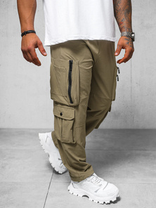 Pantaloni Bărbaţi Bej Inchis OZONEE O/PS5527