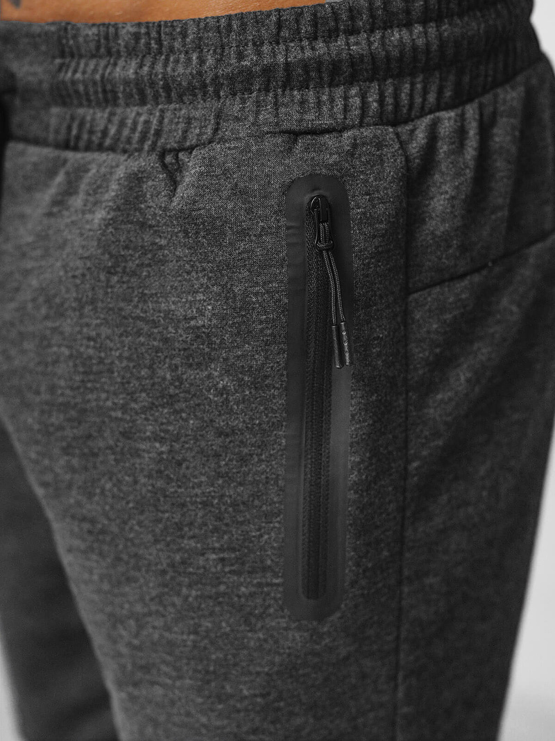 Pantaloni scurți sport bărbați antracit OZONEE JS/17K533/5